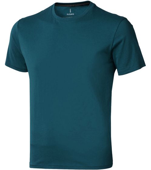 ELEVATE Nanaimo Herren T-Shirt nachhaltiges Baumwoll-Shirt 160 g/m2 Basic-Shirt Unterzieh-Shirt 3801152 Tech Blau
