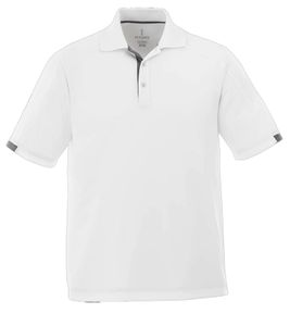 ELEVATE Kiso Herren Polo-Shirt Sport Polo-Hemd Pique-Strick Cool-Fit 150 g/m² 3908401 Weiß