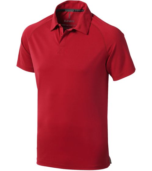 ELEVATE Ottawa Herren Polo-Shirt Sport Polo-Hemd Pique-Strick Cool-Fit 220 g/m² 3908225 Rot