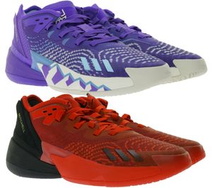 adidas D.O.N. Issue 4 Basketball-Schuhe nachhaltige Donovan Mitchell Style Hallen-Schuhe mit Bounce Sohle HR0710 in Violett oder GX6886 in Rot