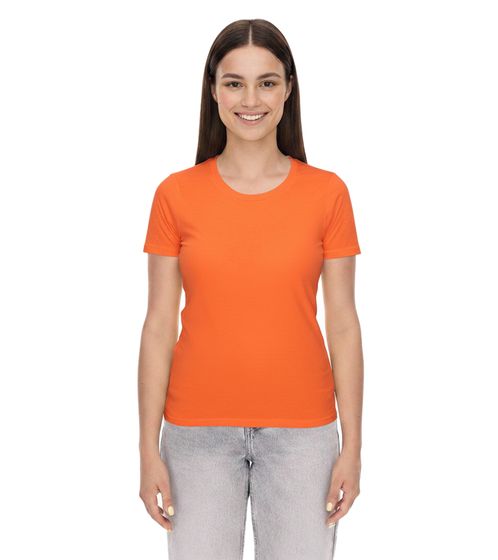 ELEVATE Heros Women's T-Shirt, Plain Cotton Shirt, 150 g/m² Basic Shirt, Undershirt, 3802933 Orange