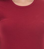 ELEVATE Heros Damen T-Shirt schlichtes Baumwoll-Shirt 150 g/m2 Basic-Shirt Unterzieh-Shirt 3802924 Burgundy-Rot