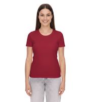 ELEVATE Heros Women's T-Shirt, Plain Cotton T-Shirt, 150 g/m² Basic T-Shirt, Undershirt, 3802924 Burgundy-Red