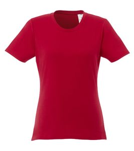 ELEVATE Heros Damen T-Shirt schlichtes Baumwoll-Shirt 150 g/m2 Basic-Shirt Unterzieh-Shirt 3802925 Rot