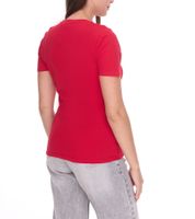ELEVATE Heros Damen T-Shirt auch in 4XL schlichtes Baumwoll-Shirt 150 g/m2 Basic-Shirt Unterzieh-Shirt 3802925 Rot
