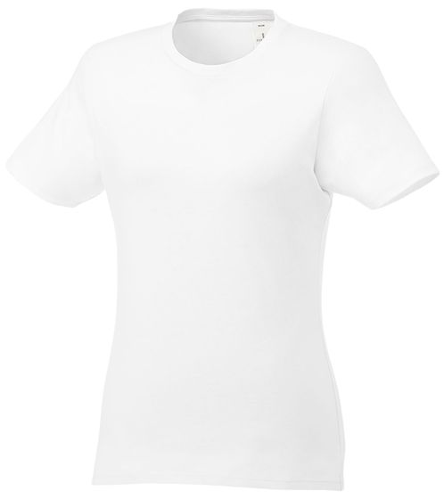 ELEVATE Heros Damen T-Shirt schlichtes Baumwoll-Shirt 150 g/m2 Basic-Shirt Unterzieh-Shirt 3802901 Weiß