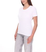 ELEVATE Heros Damen T-Shirt auch in 4XL schlichtes Baumwoll-Shirt 150 g/m2 Basic-Shirt Unterzieh-Shirt 3802901 Weiß