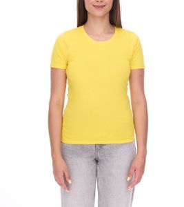 ELEVATE Heros Damen T-Shirt schlichtes Baumwoll-Shirt 150 g/m2 Basic-Shirt Unterzieh-Shirt 3802910 Gelb