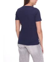 ELEVATE Heros Damen T-Shirt schlichtes Baumwoll-Shirt 150 g/m2 Basic-Shirt Unterzieh-Shirt 3802949 Navy