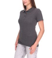 ELEVATE Helios Damen Polo-Shirt Baumwolle Polo-Hemd Pique-Strick 180 g/m² 38107980 meliert Anthrazit