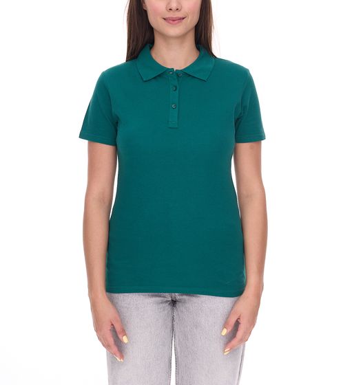 ELEVATE Helios Damen Polo-Shirt Baumwolle Polo-Hemd Pique-Strick 180 g/m² 3810760 Forest Dunkel-Grün