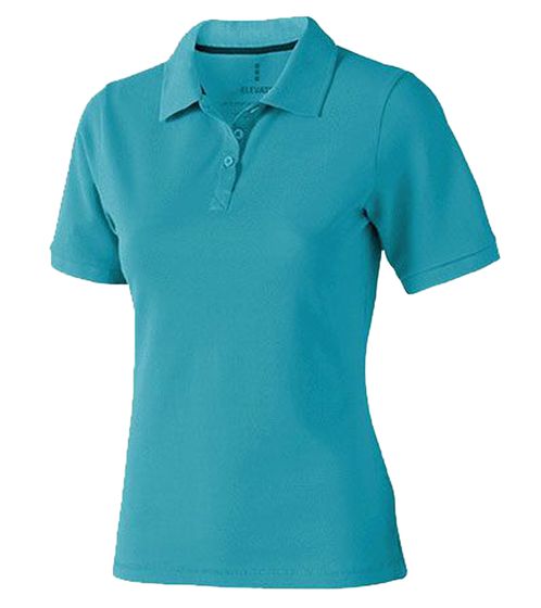 ELEVATE Helios Damen Polo-Shirt Baumwolle Polo-Hemd Pique-Strick 180 g/m² 3810751 Aqua-Blau