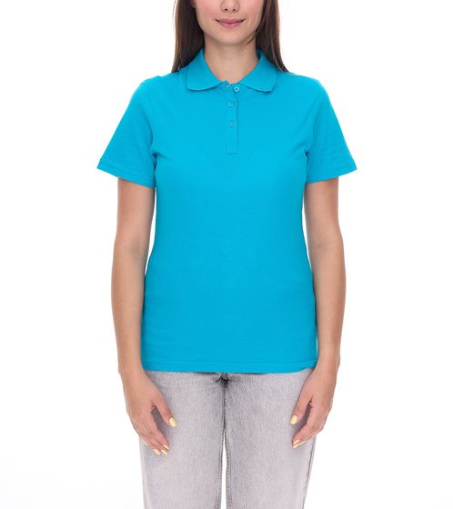 ELEVATE Helios Damen Polo-Shirt Baumwolle Polo-Hemd Pique-Strick 180 g/m² 3810751 Aqua-Blau
