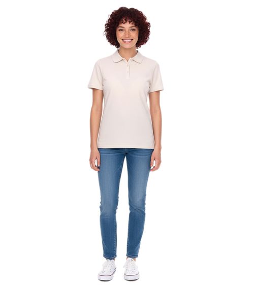 ELEVATE Helios Damen Polo-Shirt Baumwolle Polo-Hemd Pique-Strick 180 g/m² 3810790 Beige