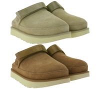 UGG Australia Goldenstar - Zapatillas de piel auténtica sostenible para mujer, estilo retro, con plataforma y sin cordones, 1138252, en beige o marrón UGG Australia Goldenstar - Zapatillas de piel auténtica sostenible para mujer, estilo retro, con plataforma y sin cordones, 1138252, en beige o marrón