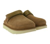 UGG Australia Goldenstar - Zapatillas de piel auténtica sostenible para mujer, estilo retro, con plataforma y sin cordones, 1138252, en beige o marrón UGG Australia Goldenstar - Zapatillas de piel auténtica sostenible para mujer, estilo retro, con plataforma y sin cordones, 1138252, en beige o marrón