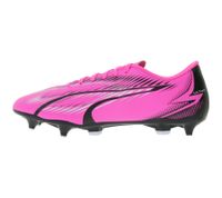 Chaussures de football PUMA Ultra Play MXSG avec semelle extérieure en TPU, chaussures d'entraînement avec vis remplaçables, chaussures de sport à lacets, 107762 01, rose/noir Chaussures de football PUMA Ultra Play MXSG avec semelle extérieure en TPU, chaussures d'entraînement avec vis remplaçables, chaussures de sport à lacets, 107762 01, rose/noir