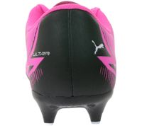 Chaussures de football PUMA Ultra Play MXSG avec semelle extérieure en TPU, chaussures d'entraînement avec vis remplaçables, chaussures de sport à lacets, 107762 01, rose/noir Chaussures de football PUMA Ultra Play MXSG avec semelle extérieure en TPU, chaussures d'entraînement avec vis remplaçables, chaussures de sport à lacets, 107762 01, rose/noir