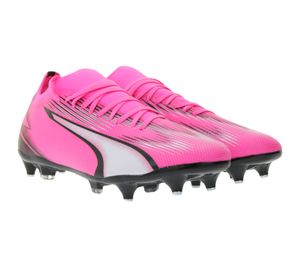 PUMA Ultra Match Mxsg Fußball-Schuhe Schraubstollen-Schuhe mit GripControl Pro-Technologie Trainings-Schuhe Schnür-Schuhe 107753 01 Pink/Schwarz