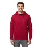 ELEVATE Theron Herren Sweat-Jacke mit 240 g/m2 Baumwoll-Sweater Kapuzen-Pullover Hoodie Größe Größen 3822925 Rot