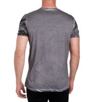 T-shirt homme avec motif strass élaboré Chemise en coton Chemise col rond R-15162 Anthracite T-shirt homme avec motif strass élaboré Chemise en coton Chemise col rond R-15162 Anthracite