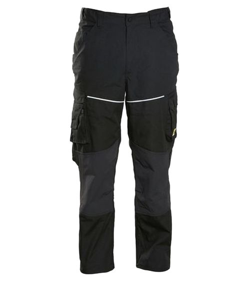 NORTHERN COUNTRY Men's Work Trousers with Cordura Knee Reinforcement, Workwear, DIY Trousers, 88968456, Black