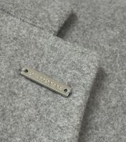 bruno banani Herren Herbst-Mantel schlichter Business-Mantel Basic-Mantel Herbst-Jacke 50593852 Grau