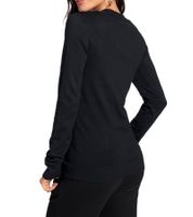 Pull col rond femme Bruno Banani avec grand imprimé sur le devant, maille fine, 67912760, Noir