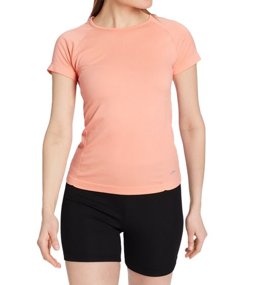 FAYN SPORTS Damen Sport-Top atmungsaktives und schweißtransportierendes Trainings-Shirt 73022200 Lachs-Rosa
