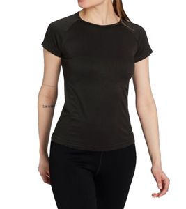 FAYN SPORTS Damen Sport-Shirt in nahtloser Konstruktion T-Shirt Rundhals-Shirt 33268120 Schwarz