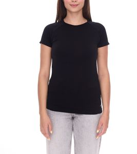 FAYN SPORTS Damen Sport-Shirt in nahtloser Konstruktion T-Shirt Rundhals-Shirt 33268120 Schwarz