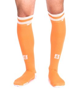1 pair Outfitter OCEAN FABRICS Tahi knee socks for women and men classic football socks sports socks OUT-U-3029-OTW-81 Orange 1 pair Outfitter OCEAN FABRICS Tahi knee socks for women and men classic football socks sports socks OUT-U-3029-OTW-81 Orange