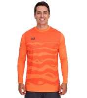Outfitter OCEAN FABRICS Tahi Herren Torwart-Trikot Feuchtigkeitsregulierend und Schnelltrocknend Langarm-Shirt Fußball Longsleeve OUT-M-1033-OTW-81 Orange