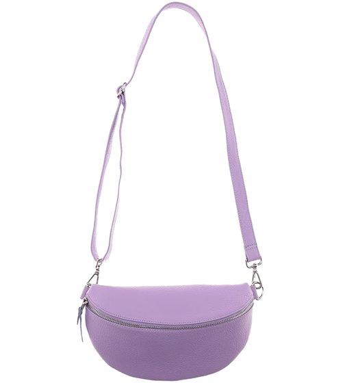 ZWILLINGSHERZ women's shoulder bag cross body bag with removable shoulder strap bum bag fashionable going out bag 1416C-5 Purple