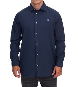 U.S. POLO ASSN. Men's Long-Sleeved Shirt, Basic Shirt, Cotton Shirt, US41 104 052 002696 379 Blue/White U.S. POLO ASSN. Men's Long-Sleeved Shirt, Basic Shirt, Cotton Shirt, US41 104 052 002696 379 Blue/White