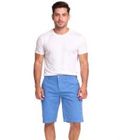 Short cargo décontracté pour homme U.S. POLO ASSN., short léger avec broderie U.S. Polo, short 143 68147 52661 335 Bleu clair