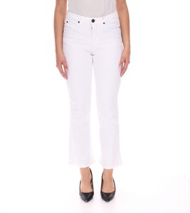 Jeans Bootcut da donna ARIZONA: Pantaloni in denim a vita alta alla moda con 5 tasche, 205716 Bianco