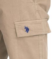 Short cargo décontracté pour homme U.S. POLO ASSN., léger et décontracté avec broderie U.S. Polo, short 143 68147 52661 123 Beige