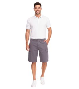 U.S. POLO ASSN. Men's Leisure Cargo Shorts, Lightweight Leisure Shorts with U.S. Polo Embroidery, Shorts 143 68147 52661 381 Gray
