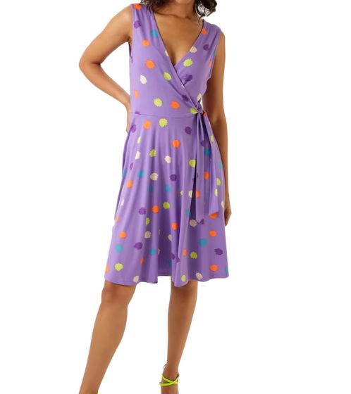 Aniston CASUAL Damen Kleid stylisches Sommer-Kleid ärmellos 36701156 Lila