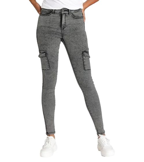 ARIZONA Damen Slim-Fit Jeans modische Baumwoll-Hose 36555915 Grau
