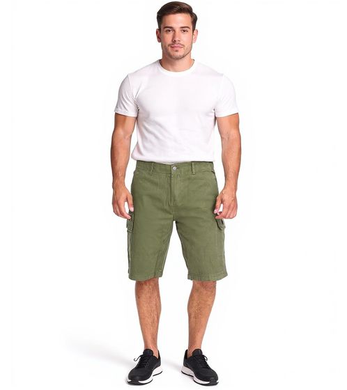 Short cargo décontracté pour homme U.S. POLO ASSN., léger et décontracté avec broderie U.S. Polo, taille 143 68147 52661 149 Kaki