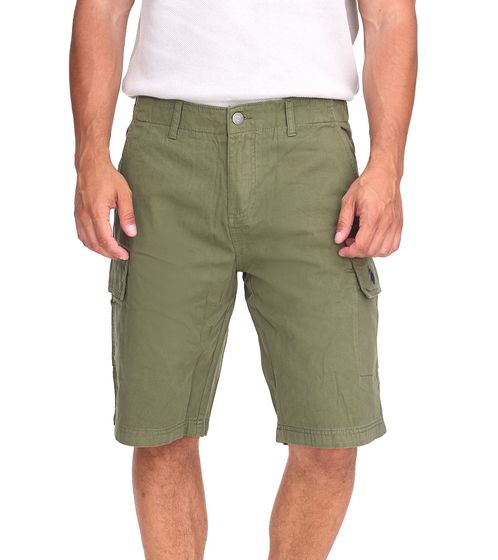 U.S. POLO ASSN. Men's Leisure Cargo Shorts, Lightweight Leisure Shorts with U.S. Polo Embroidery, Shorts 143 68147 52661 149 Khaki