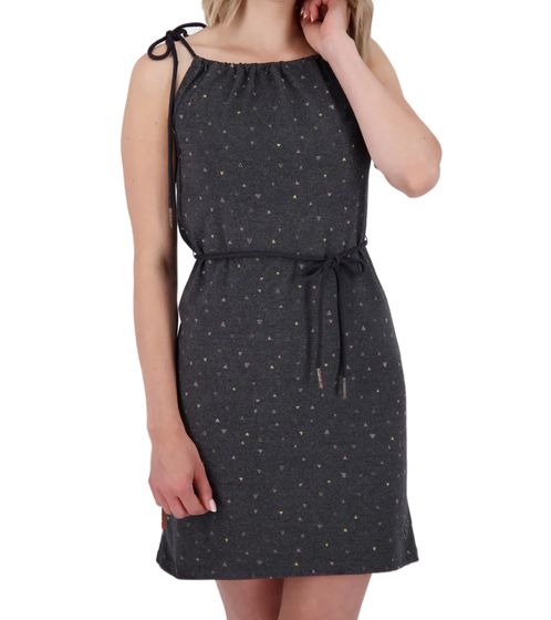 ALIFE AND KICKIN MarleneAK Damen Mini-Kleid mit Spaghettiträger Freizeit-Kleid Sommer-Kleid 31457910 Anthrazit