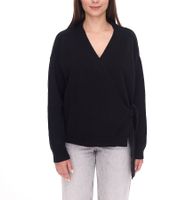 OTTO Damen Baumwoll-Cardigan stylischer Strick-Pullover mit V-Ausschnitt 18068627 Schwarz