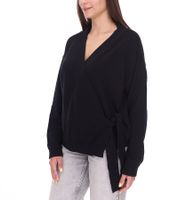 OTTO Damen Baumwoll-Cardigan stylischer Strick-Pullover mit V-Ausschnitt 18068627 Schwarz
