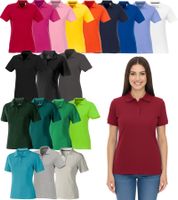 ELEVATE Helios Damen Polo-Shirt Baumwolle Polo-Hemd Pique-Strick 180 g/m² 38107 in Weiß, Rot, Blau, Gelb, Pink, Orange, Grün, Grau, Beige oder Schwarz