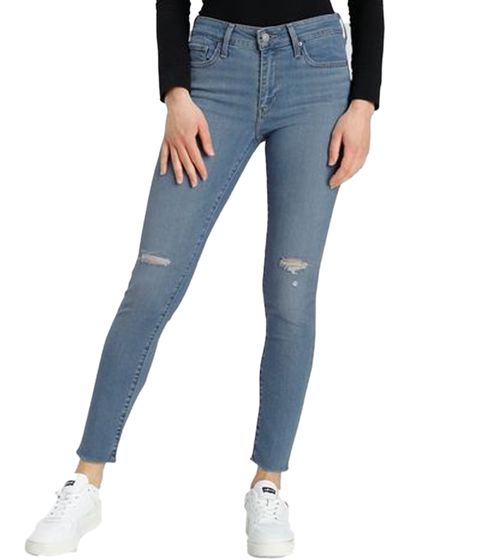 LEVI´S 711 Damen High Rise Skinny Jeans im Five-Pocket-Style Denim-Hose 41056100 Blau