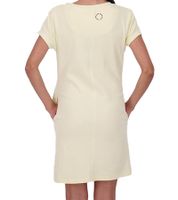 Robe d'été Zoeyak pour femme, mini-robe simple, en coton, 34810527 Jaune