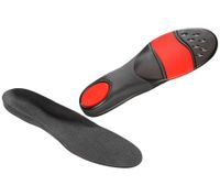 Solette SoleFoot ideali per scarpe sportive. Solette Hi-Performance Sport Black Deluxe Edition, nero/rosso.